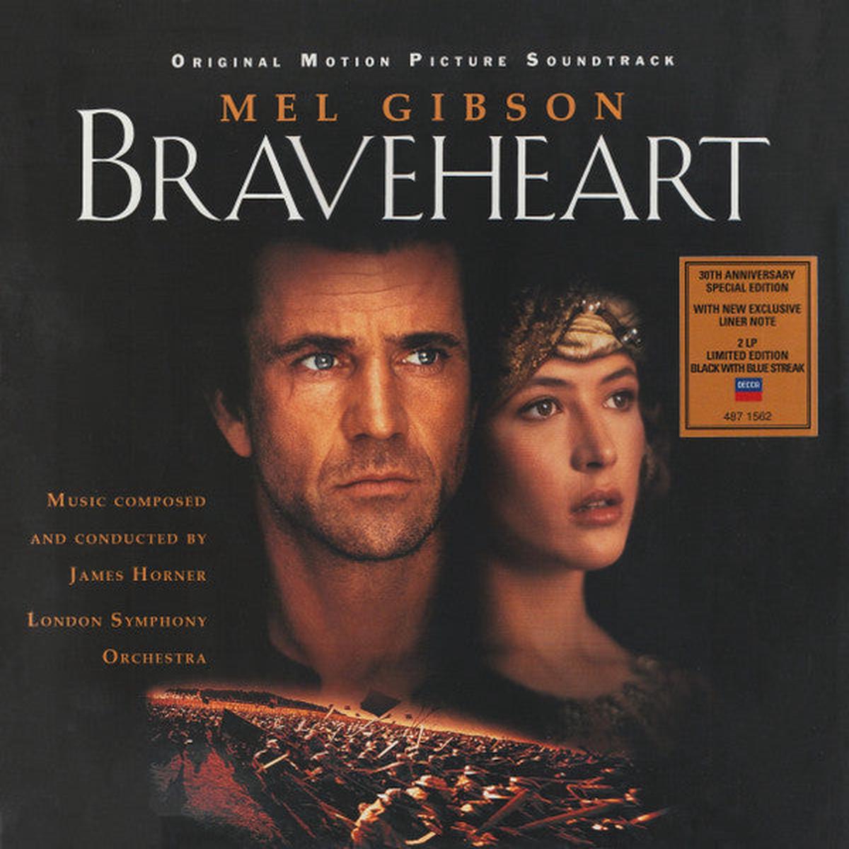 BRAVEHEART – SOUNDTRACK: 2LP BLACK & BLUE SPLIT – LP