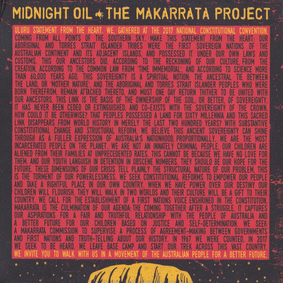 MIDNIGHT OIL – MAKARRATA PROJECT : DIGIPAK – CD