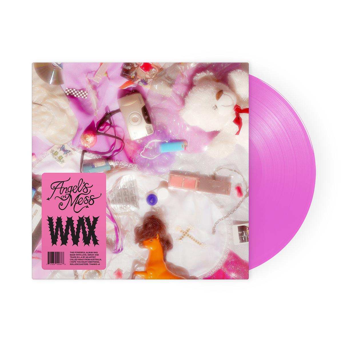 WAAX – ANGEL’S MESS : PINK VINYL – LP