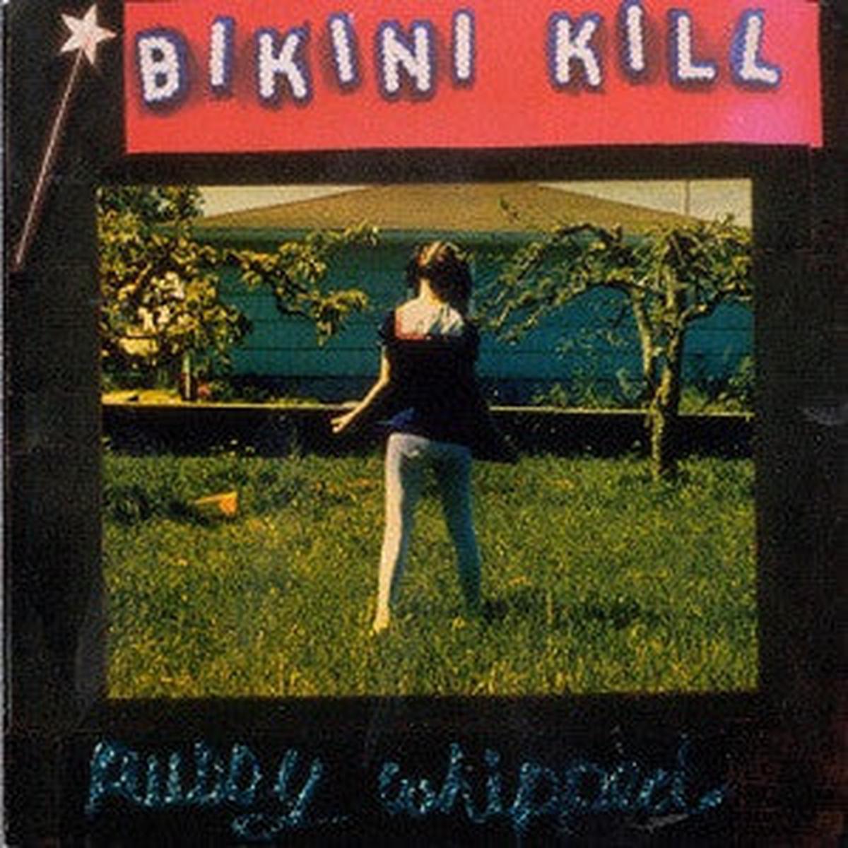 BIKINI KILL – PUSSY WHIPPED : PINK/BLACK SPLIT – LP