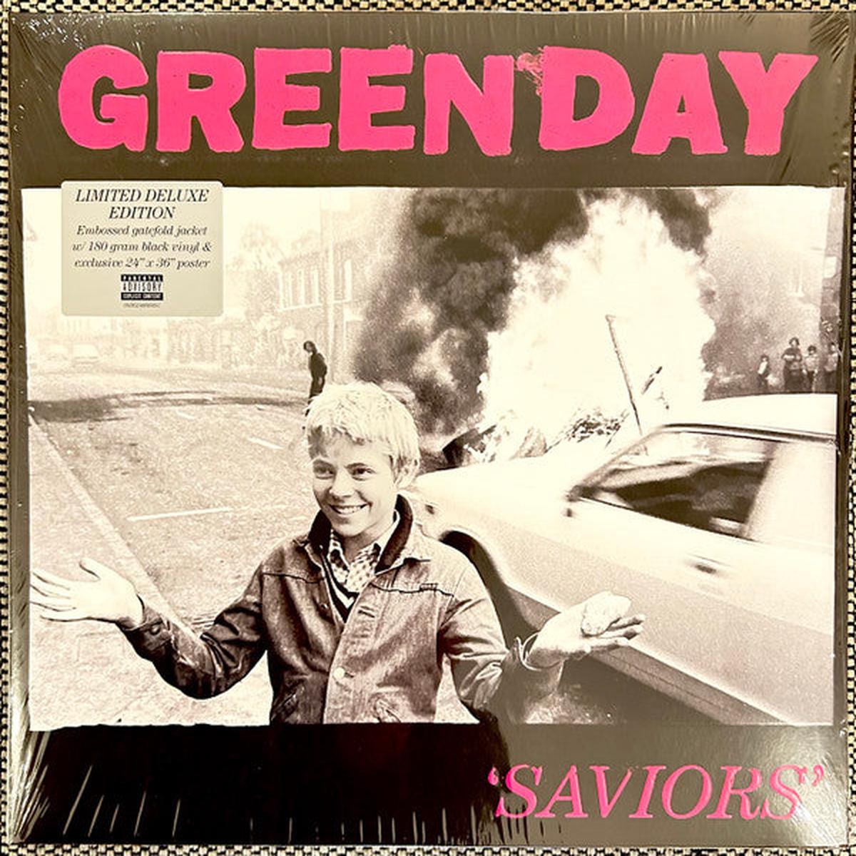 GREEN DAY – SAVIORS : GATEFOLD SLEEVE WITH POSTER – LP