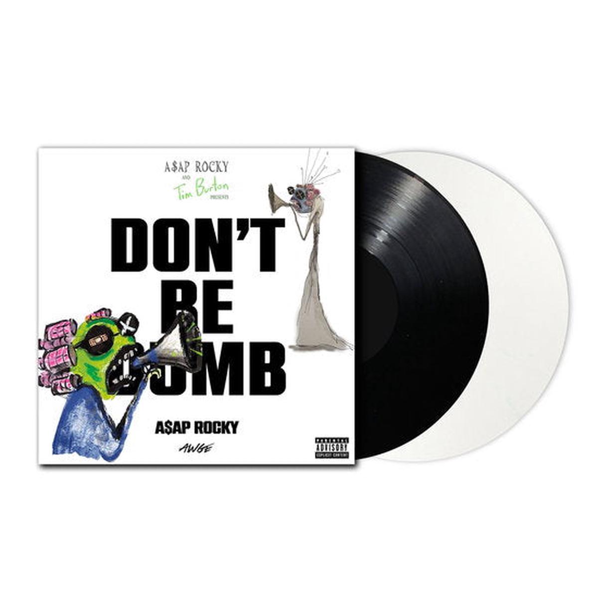 ASAP ROCKY – DON’T BE DUMB : 2LP BLACK & WHITE VINYL – LP