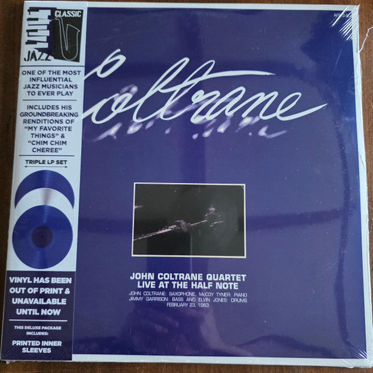 COLTRANE, JOHN / QUARTET – LIVE AT THE HALF NOTE : BLUE/WHITE VINYL – LP