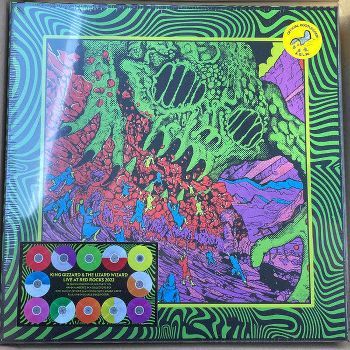 KING GIZZARD AND THE LIZARD WIZARD – LIVE AT RED ROCKS ’22 (12LP COLOUR VINYL – LP