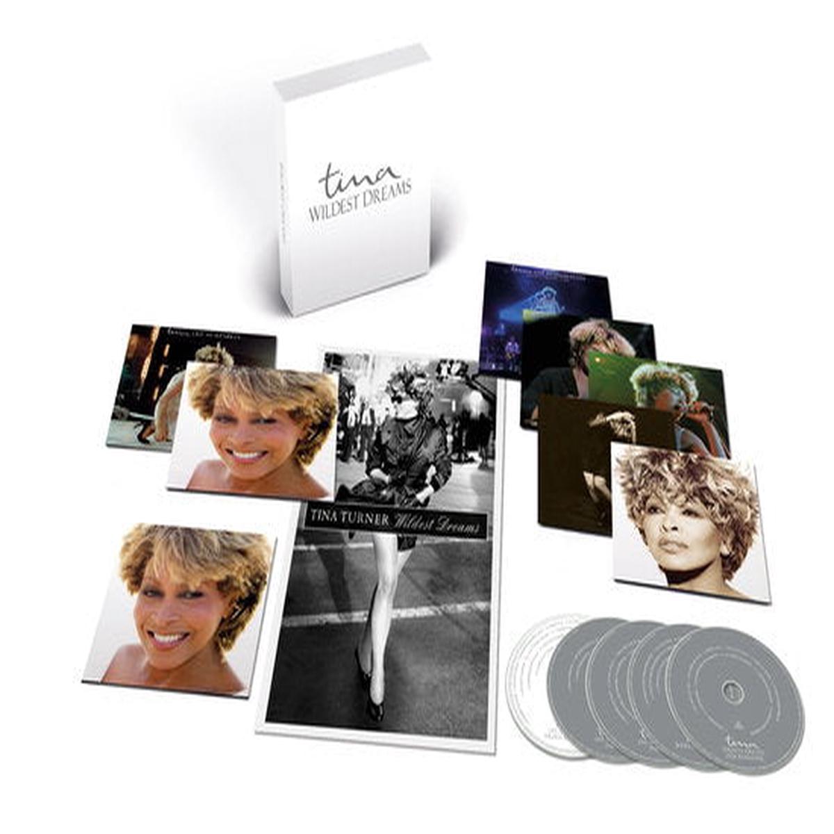 TURNER, TINA – WILDEST DREAMS : 4CD + BLU-RAY SET – CD