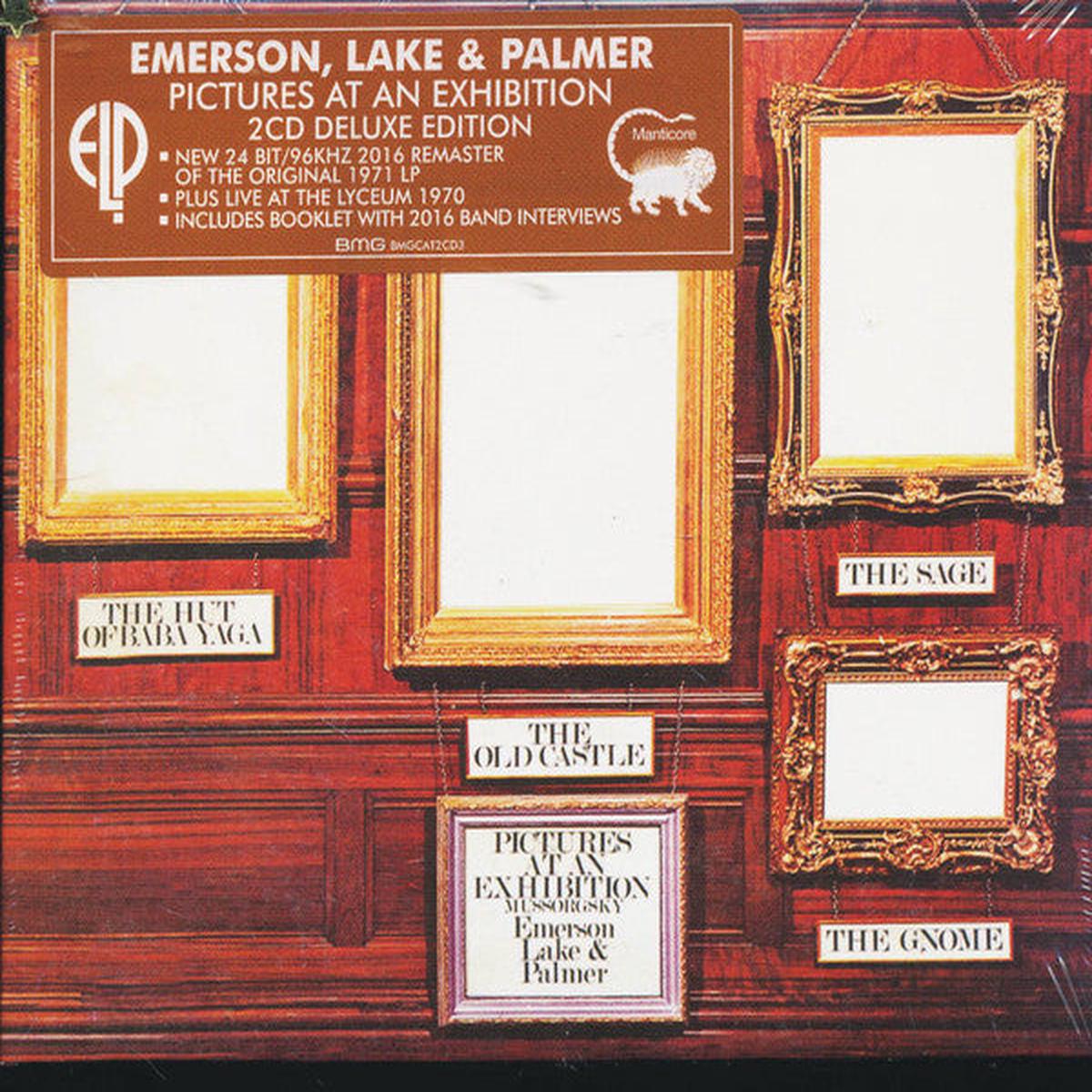EMERSON LAKE & PALMER – PICTURES AT AN EXHIBITION : DELUXE 2CD – CD