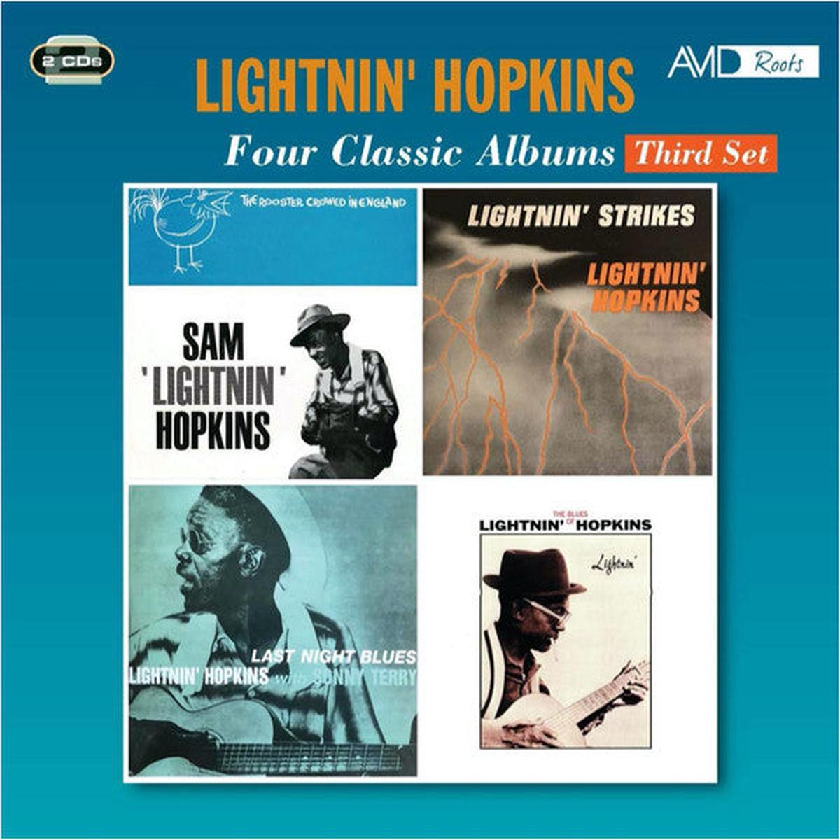 HOPKINS, LIGHTNIN’ – FOUR CLASSIC ALBUMS VOL 3: 2CD SET – CD