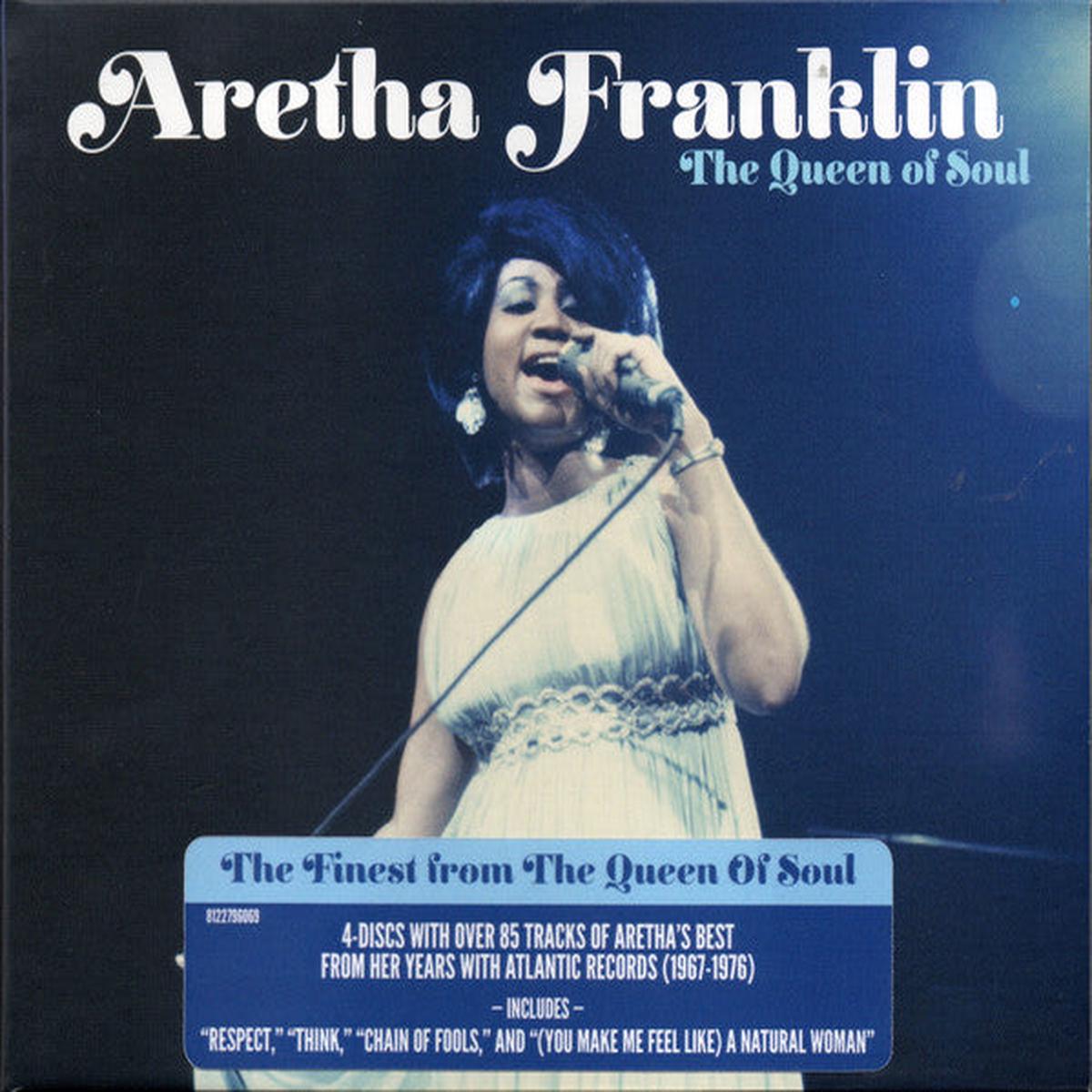 FRANKLIN, ARETHA – QUEEN OF SOUL : 4CD SET – CD