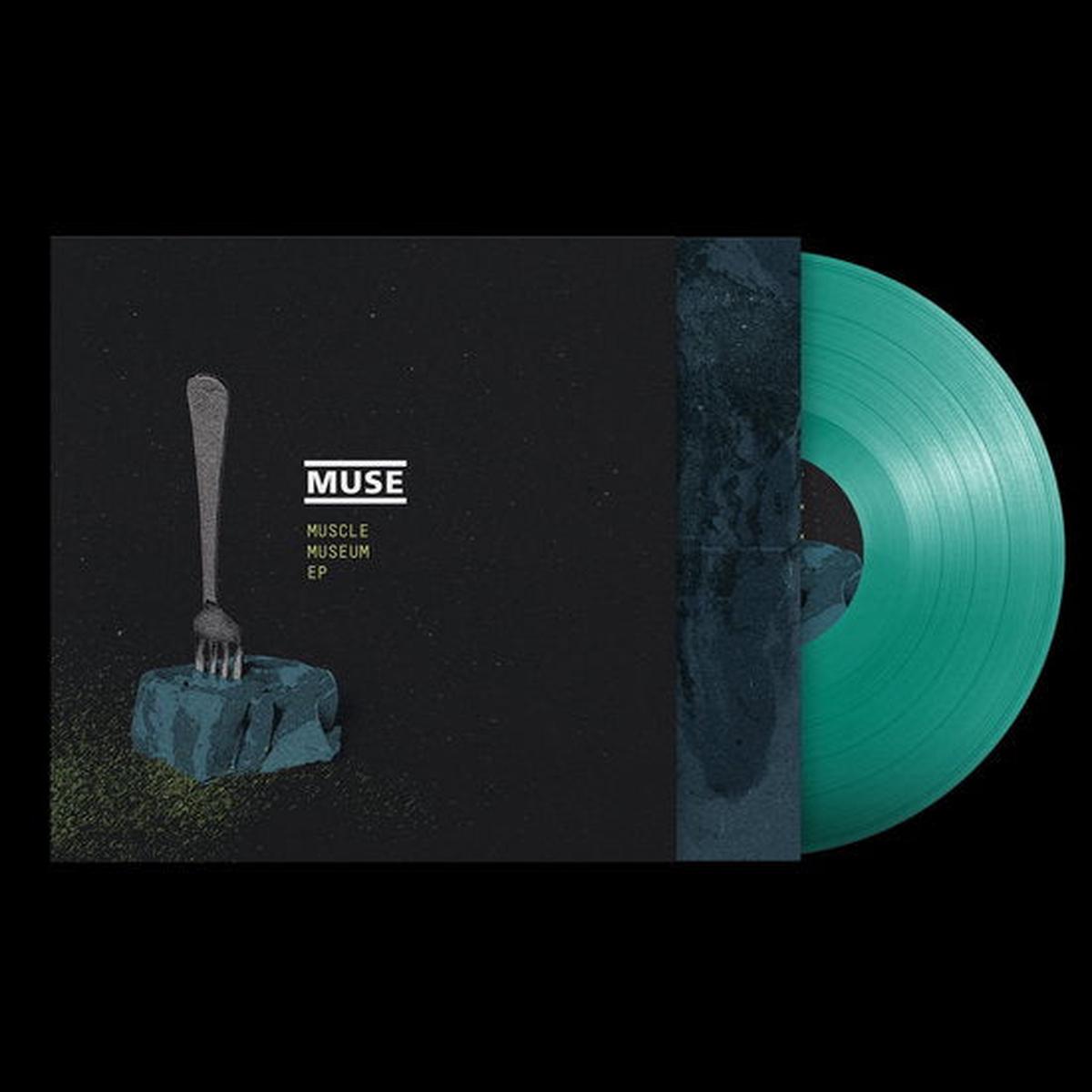 MUSE – MUSCLE MUSEUM : ELECTRIC TEAL VINYL – 12