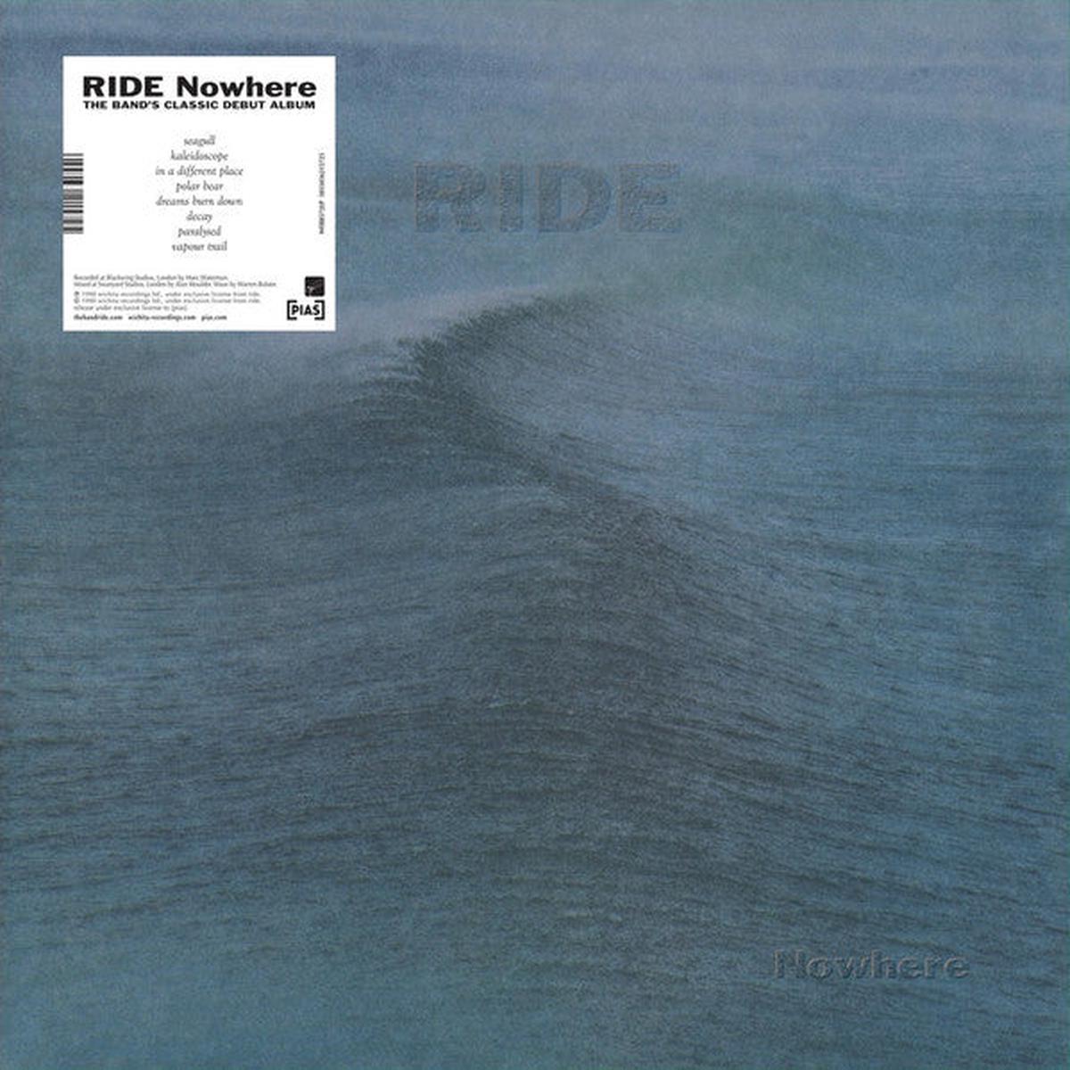 RIDE – NOWHERE : TRANSPARENT CURACAO (2022) – LP