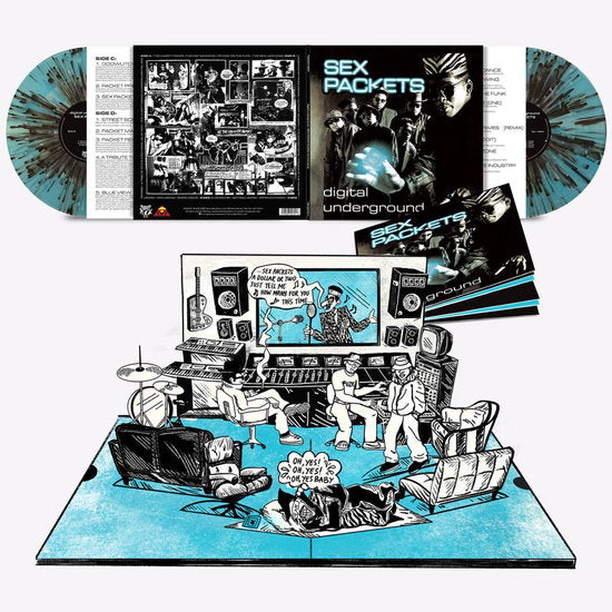 DIGITAL UNDERGROUND – SEX PACKETS : SPLATTER 2LP + POP-UP – LP