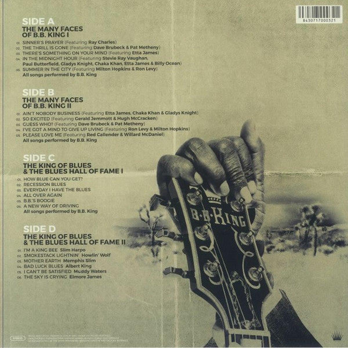 KING, B.B. / VARIOUS – MANY FACES OF : 2LP GREY VINYL – LP