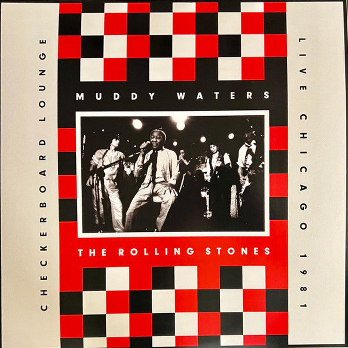 WATERS, MUDDY / ROLLING STONES – LIVE AT THE CHECKERBOARD 2LP RED & WHITE – LP