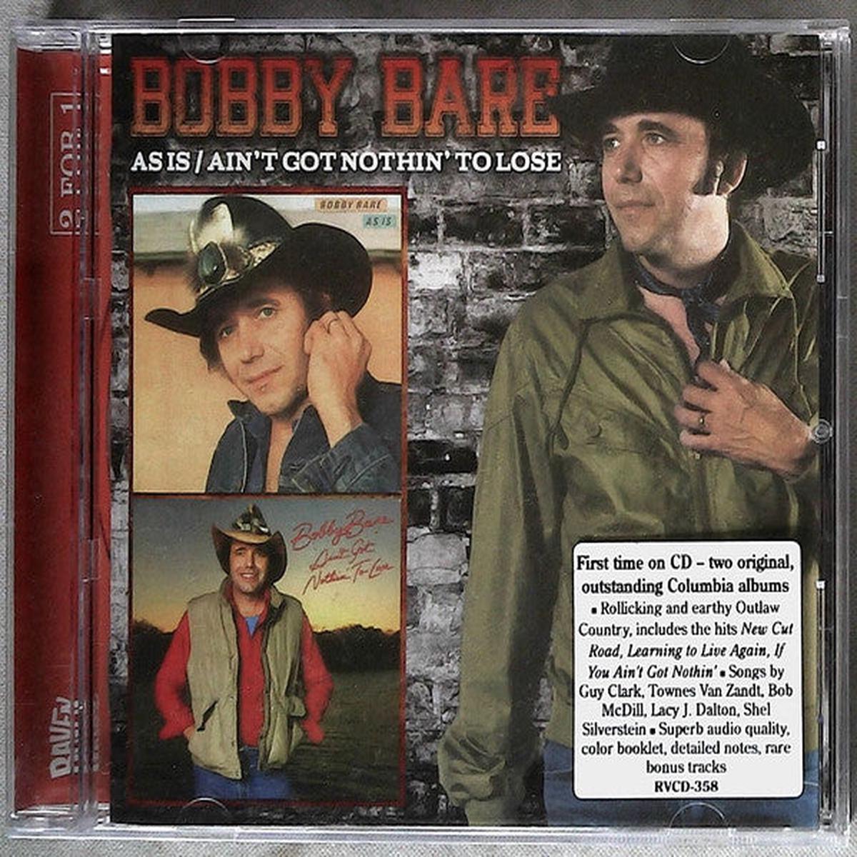 BARE, BOBBY – AS IS / AINT GOT NOTHIN’ TO LOSE + 4 – CD