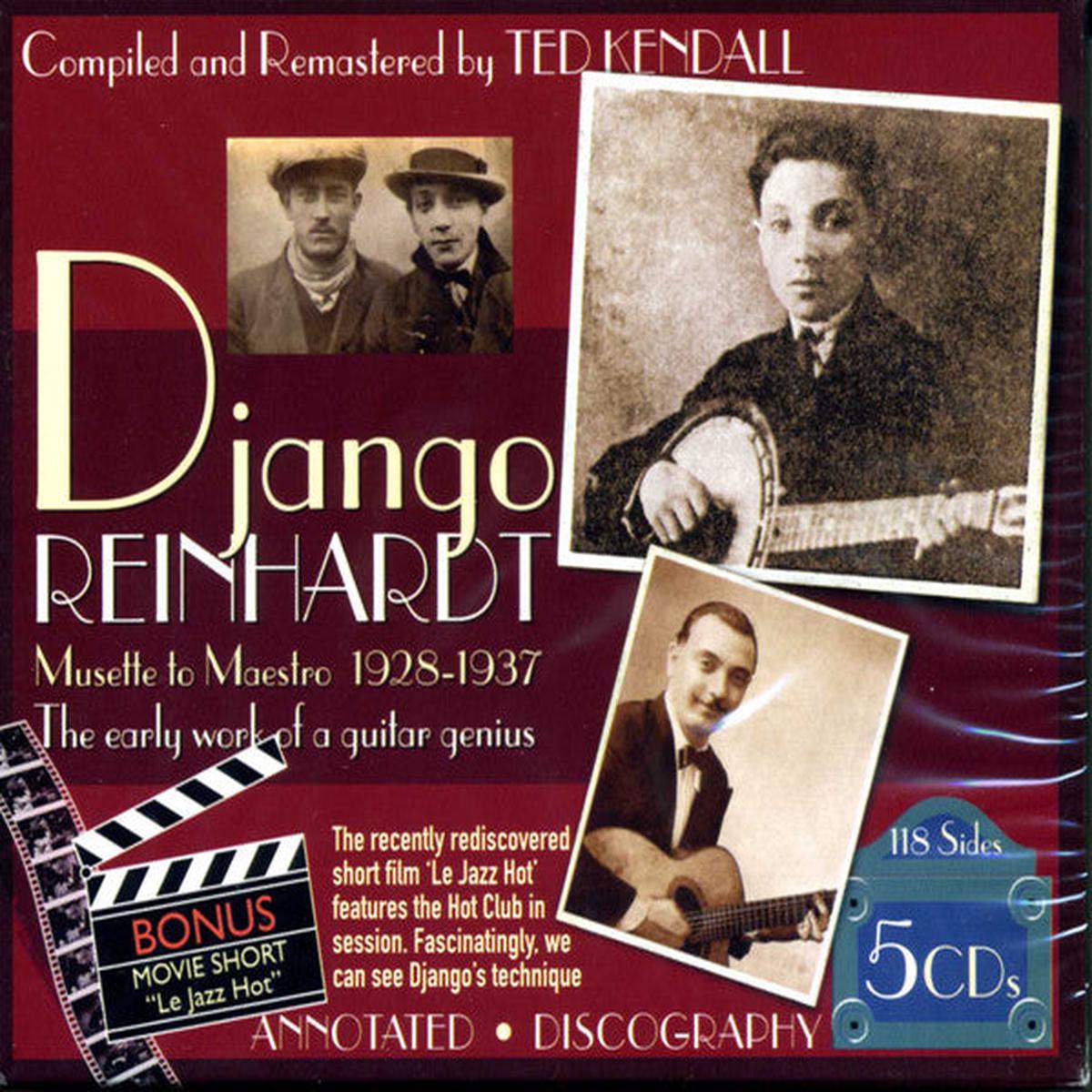 REINHARDT, DJANGO – MUSETTE TO MAESTRO 1928-1937 : 5CD SET – CD