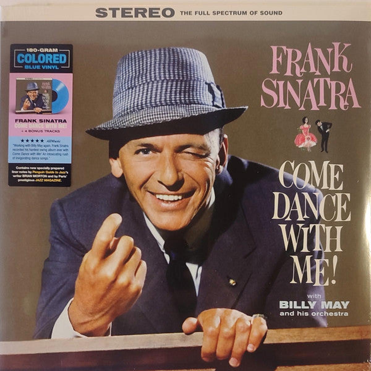 SINATRA, FRANK – COME DANCE WITH ME + 4: BLUE VINYL – LP