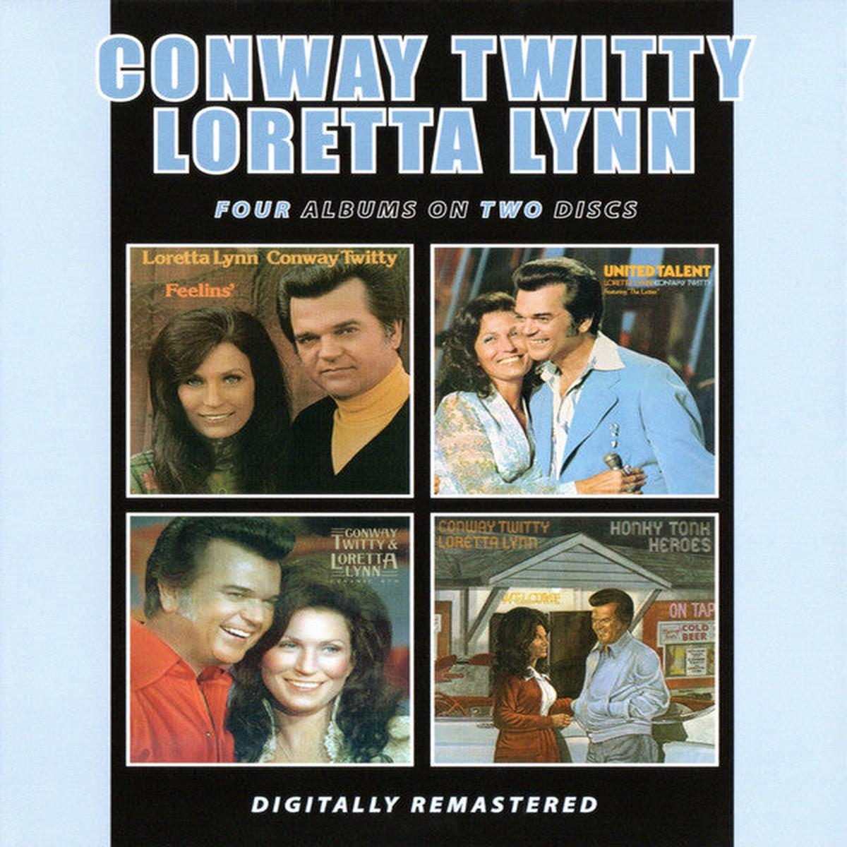 TWITTY, CONWAY / LORETTA LYNN – FEELINS’ / UNITED TALENT : 2CD SET – CD