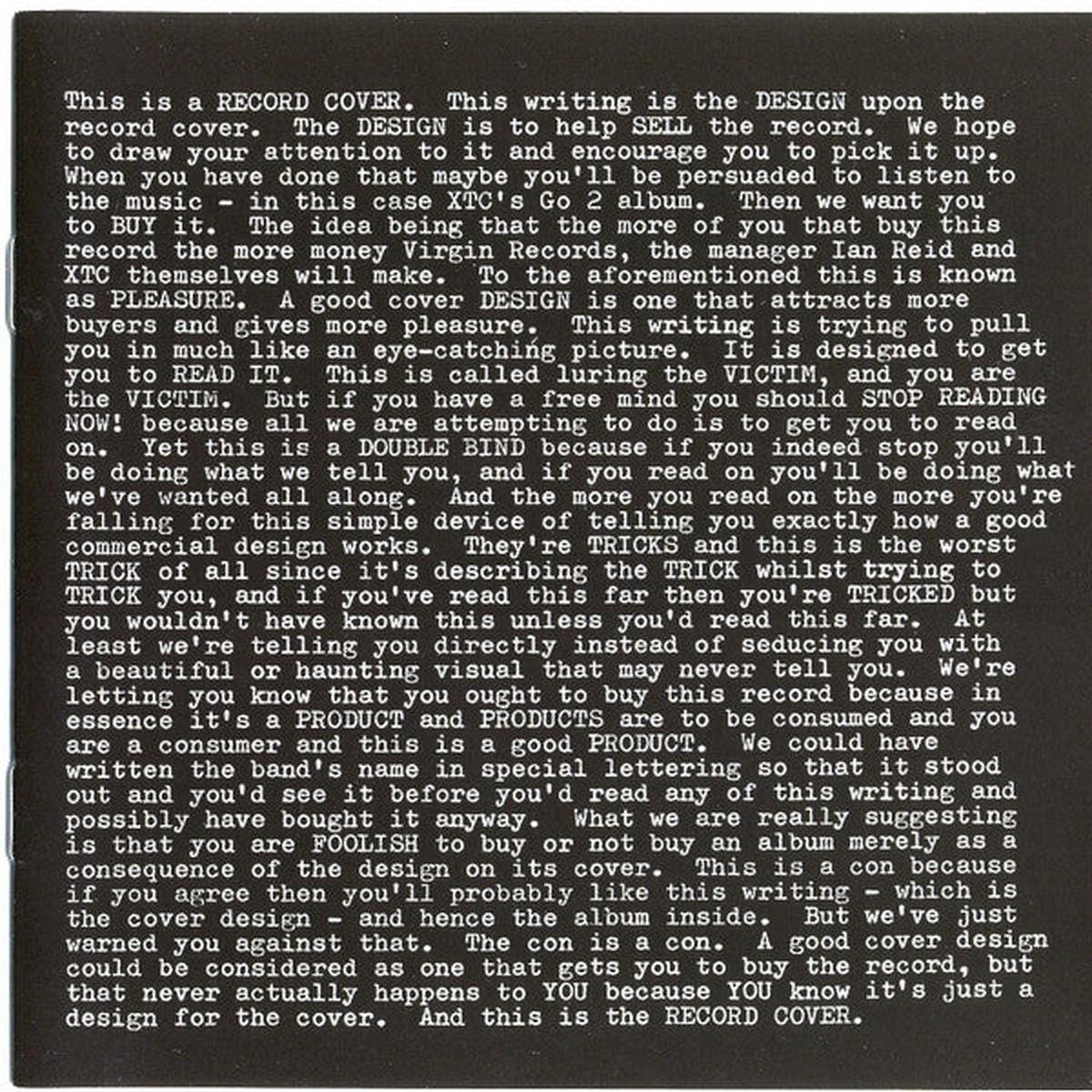XTC – GO 2 + 1 : REMASTERED – CD