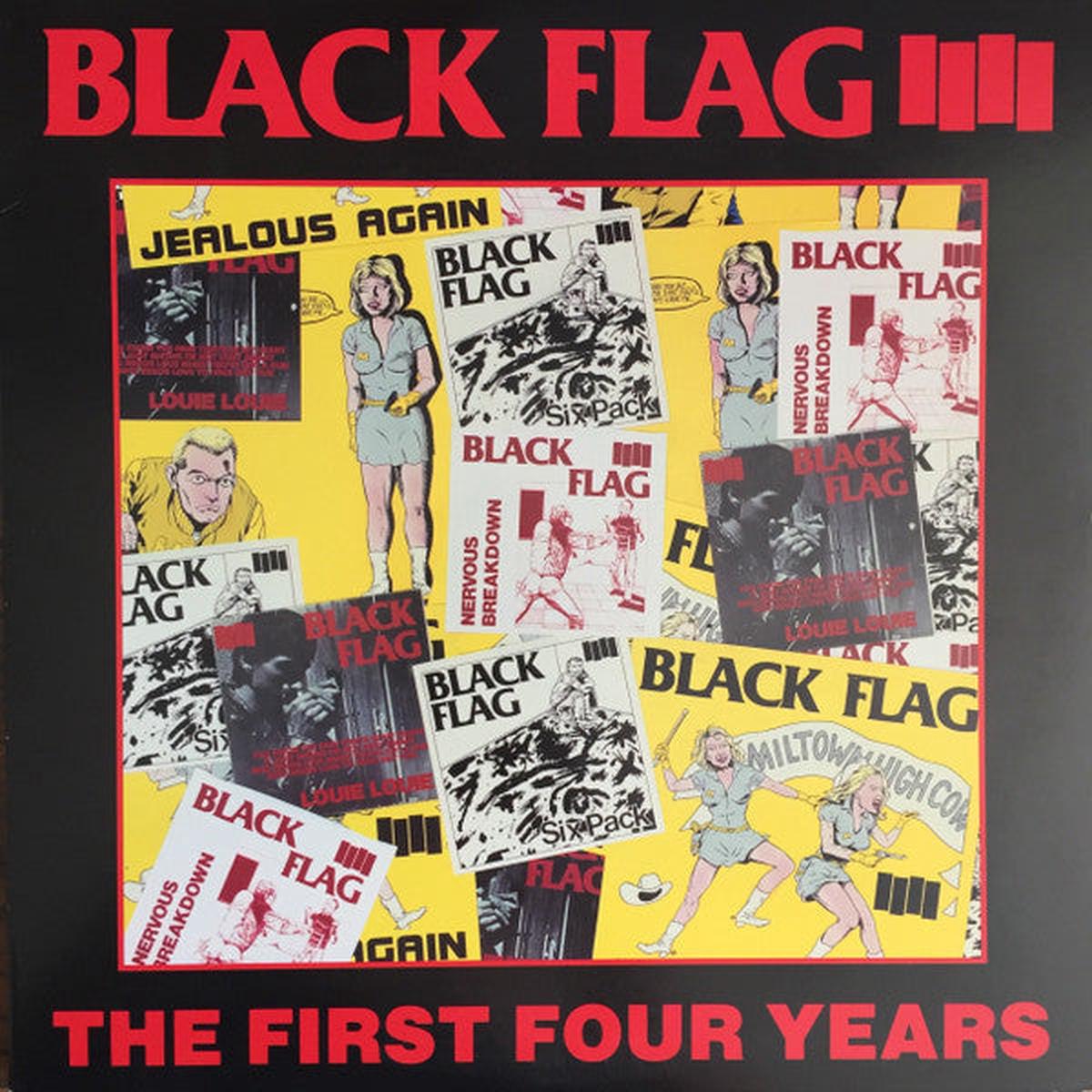 BLACK FLAG – FIRST FOUR YEARS : SINGLES – LP