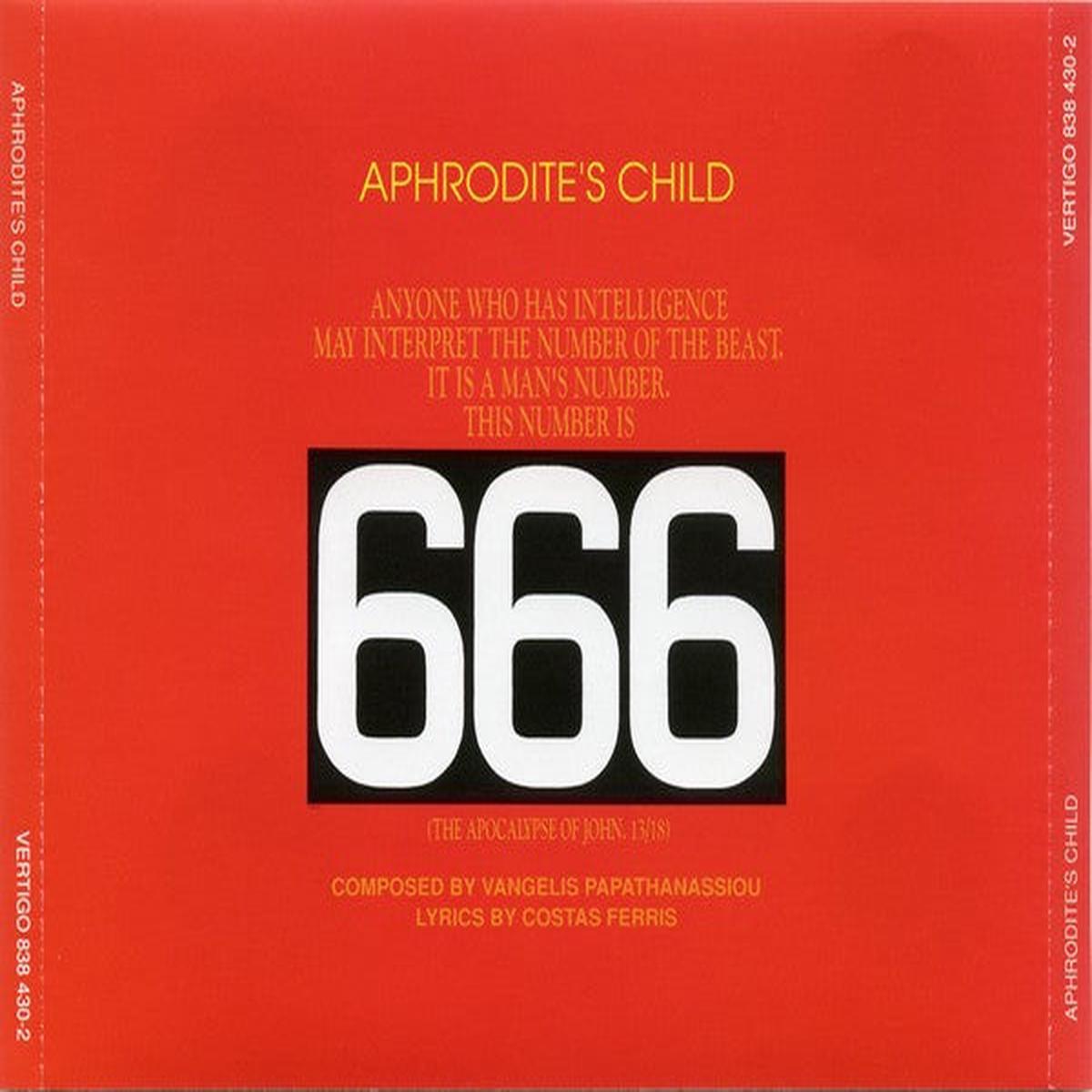 APHRODITE’S CHILD – 666 : 2CD SET – CD