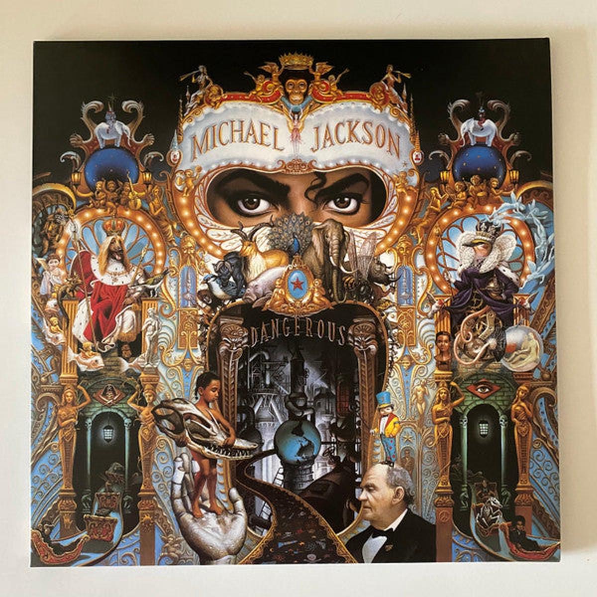 JACKSON, MICHAEL – DANGEROUS : 2LP RED/BLACK SWIRL VINYL – LP