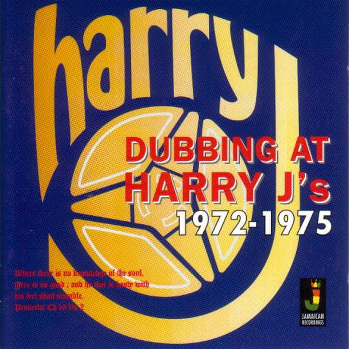 HARRY J ALL STARS – DUBBING AT HARRY JS 1972-1975 – CD