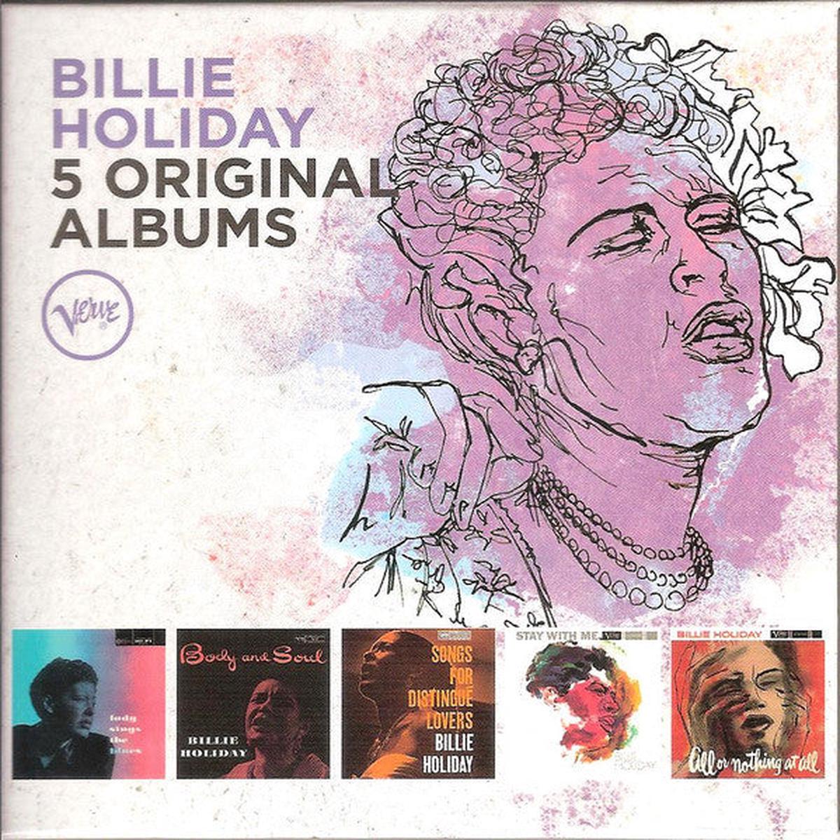 HOLIDAY, BILLIE – 5 ORIGINAL ALBUMS : 5CD SET – CD