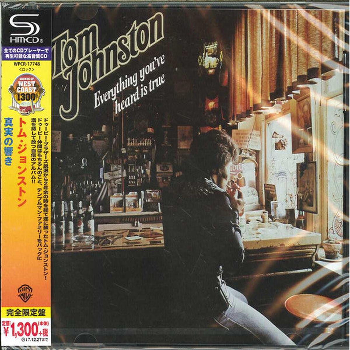 JOHNSTON, TOM – EVERYTHING YOU’VE HEARD IS TRUE : SHM – CD
