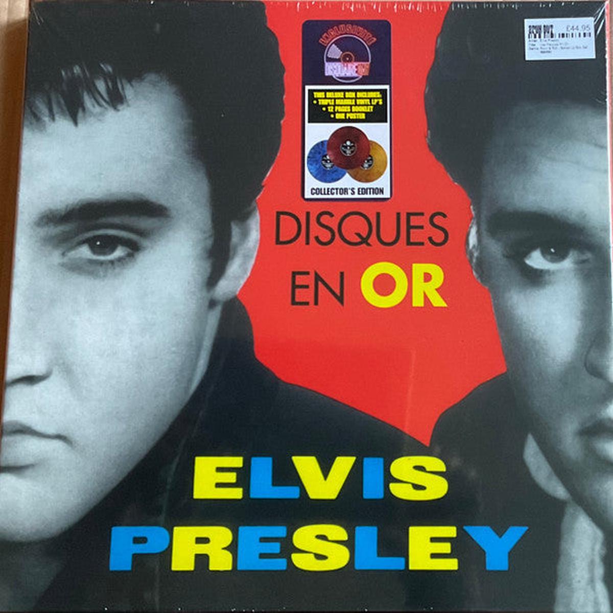 PRESLEY, ELVIS – LES DISQUES EN OR D’ELVIS : COLOURED 3LP – LP