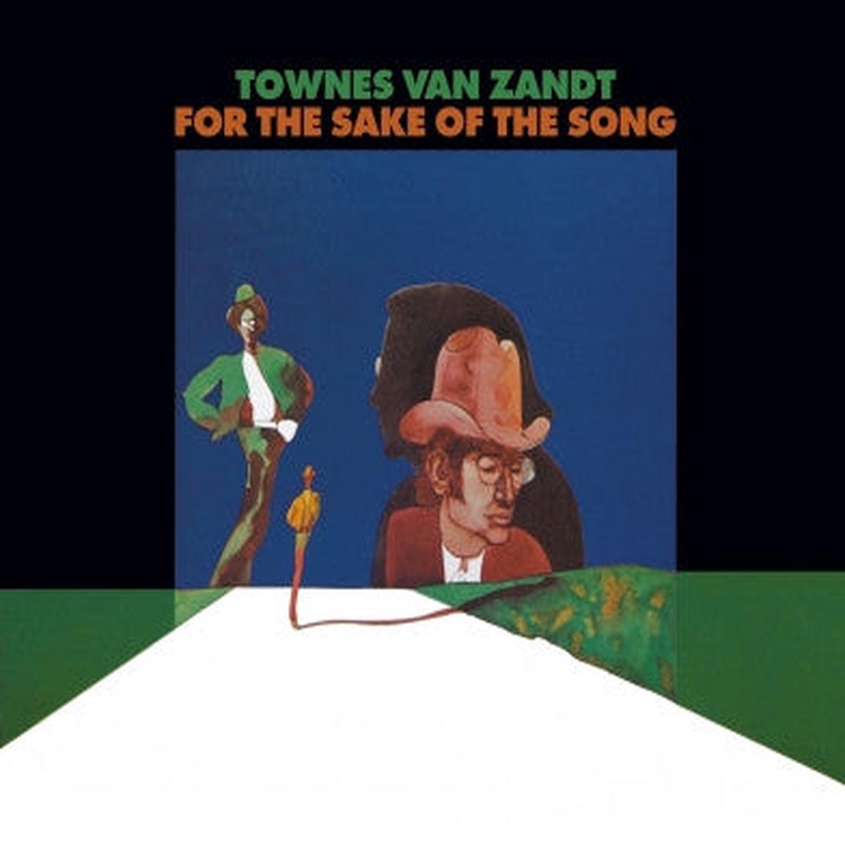 VAN ZANDT, TOWNES – FOR THE SAKE OF THE SONG: ORANGE MARBLED – LP
