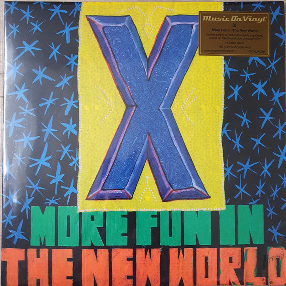 X – MORE FUN IN THE NEW WORLD : BLUE VINYL – LP