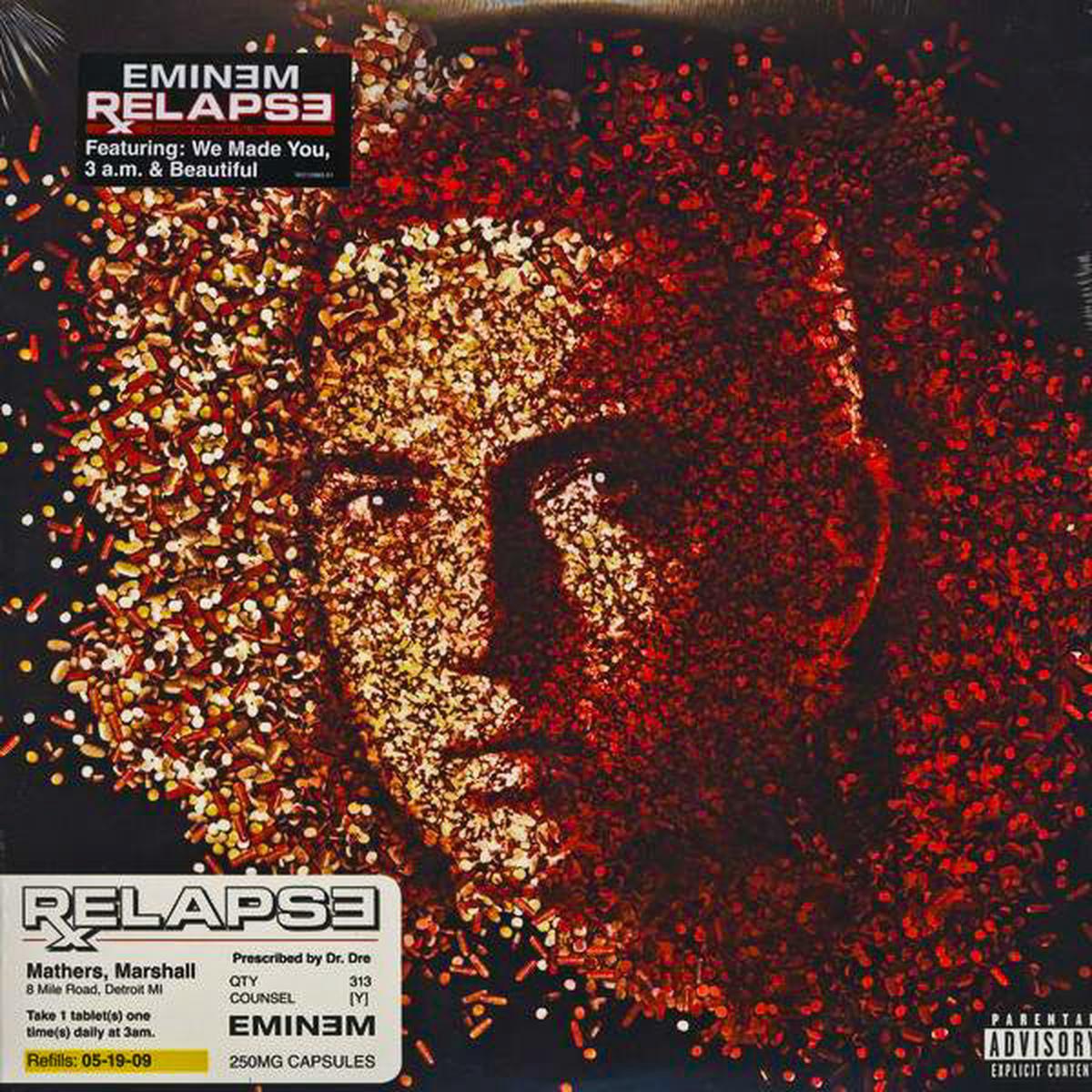 EMINEM – RELAPSE : 2LP SET – LP