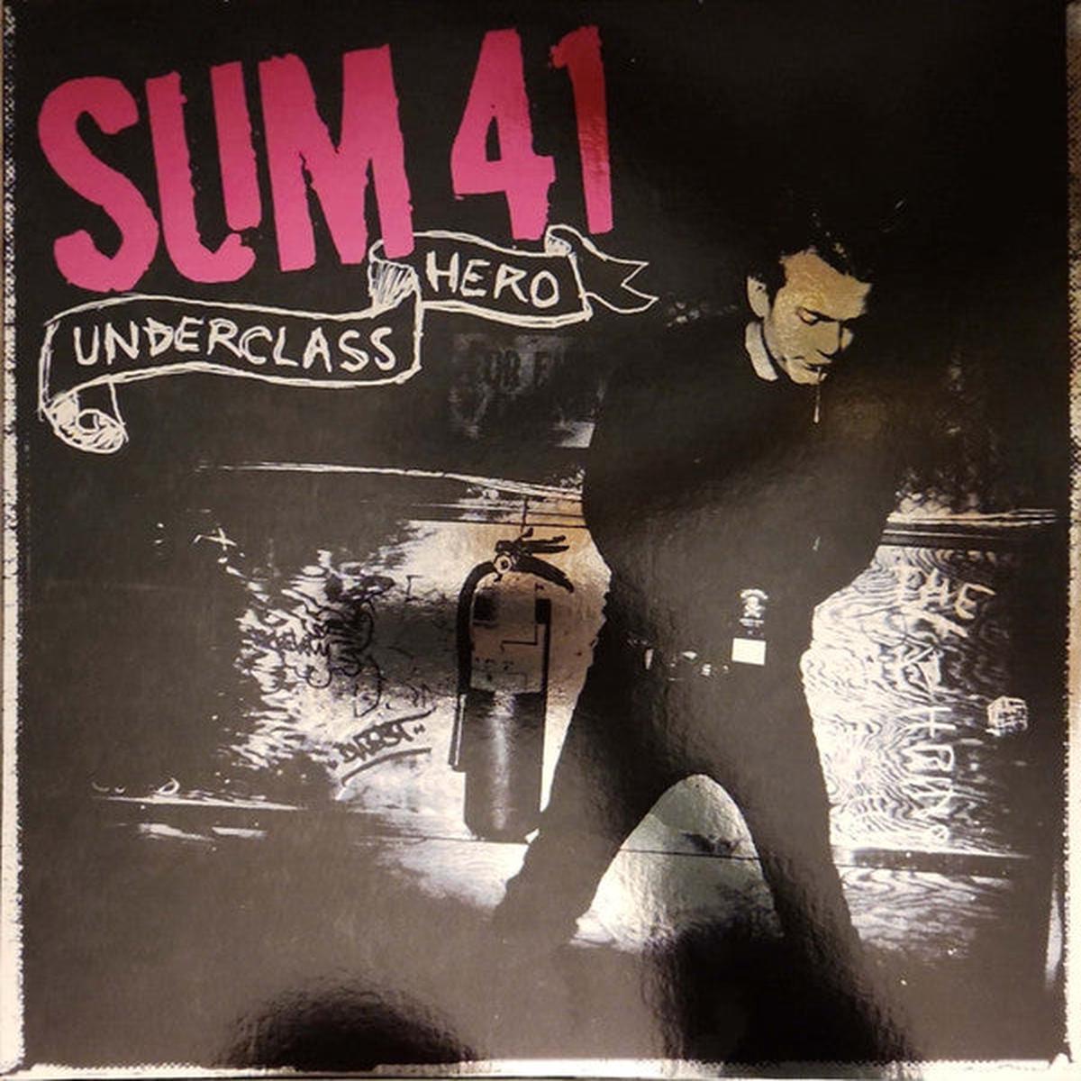 SUM 41 – UNDERCLASS HERO: LIME/BLACK SWIRL – LP