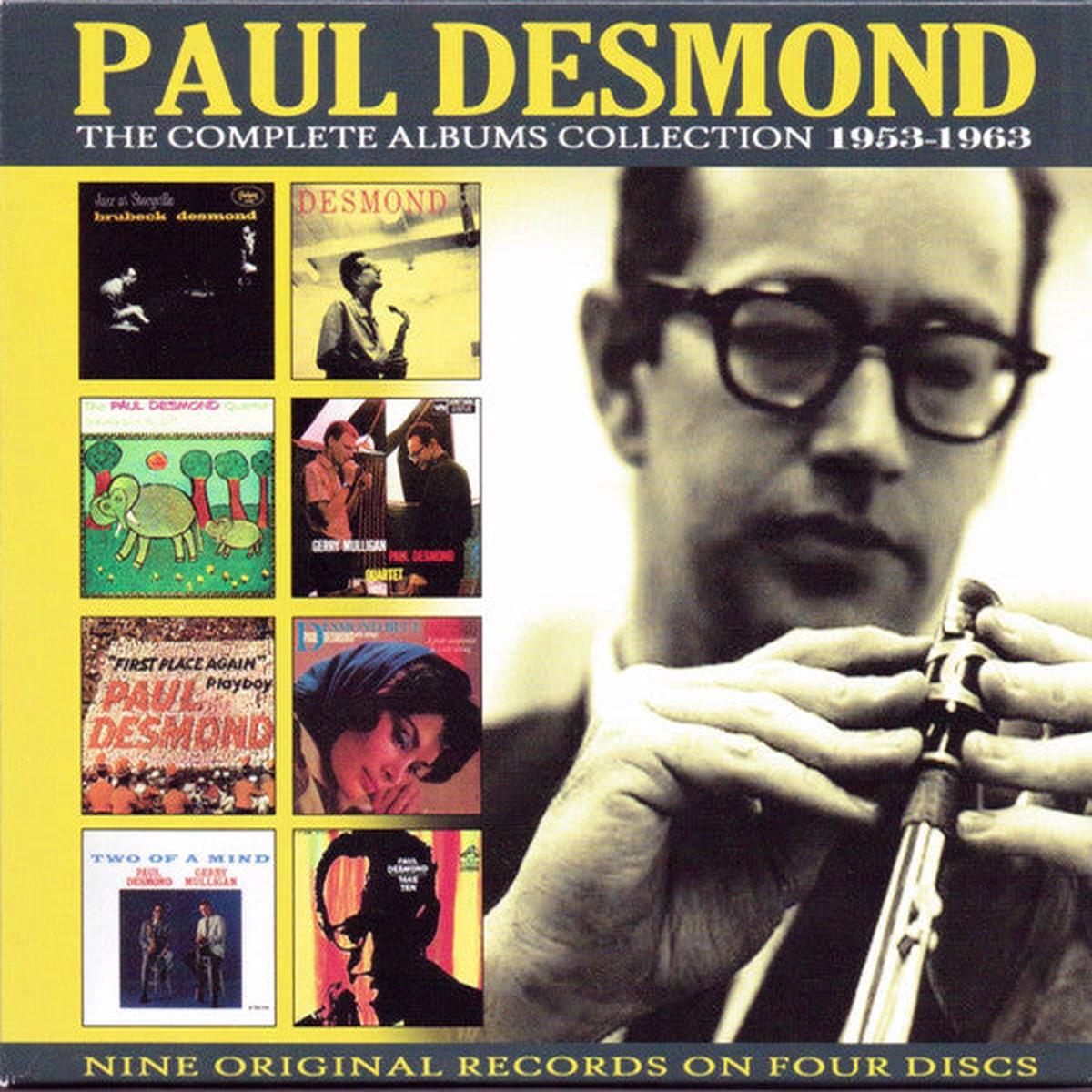DESMOND, PAUL – COMPLETE ALBUMS COLLECTION: 1953-1963 – CD