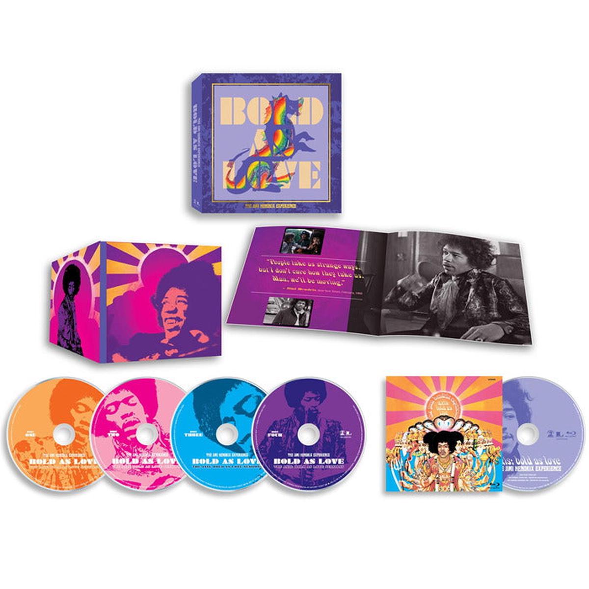 HENDRIX, JIMI – BOLD AS LOVE : 4CD + BR DELUXE EDITION – CD