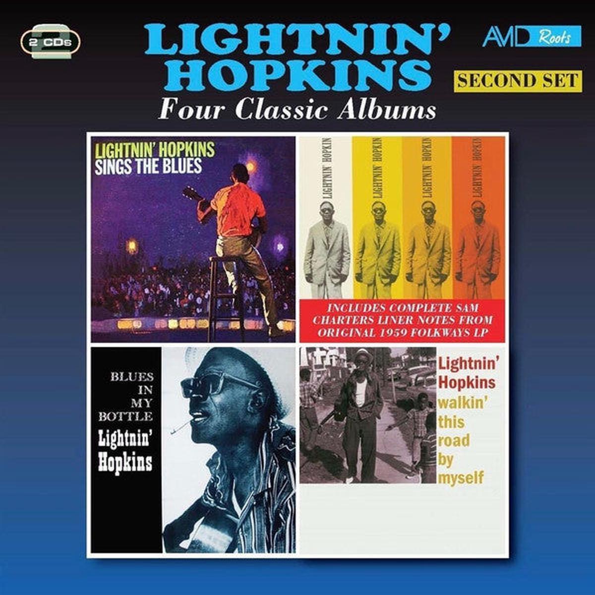 HOPKINS, LIGHTNIN’ – FOUR CLASSIC ALBUMS VOL 2: 2CD SET – CD