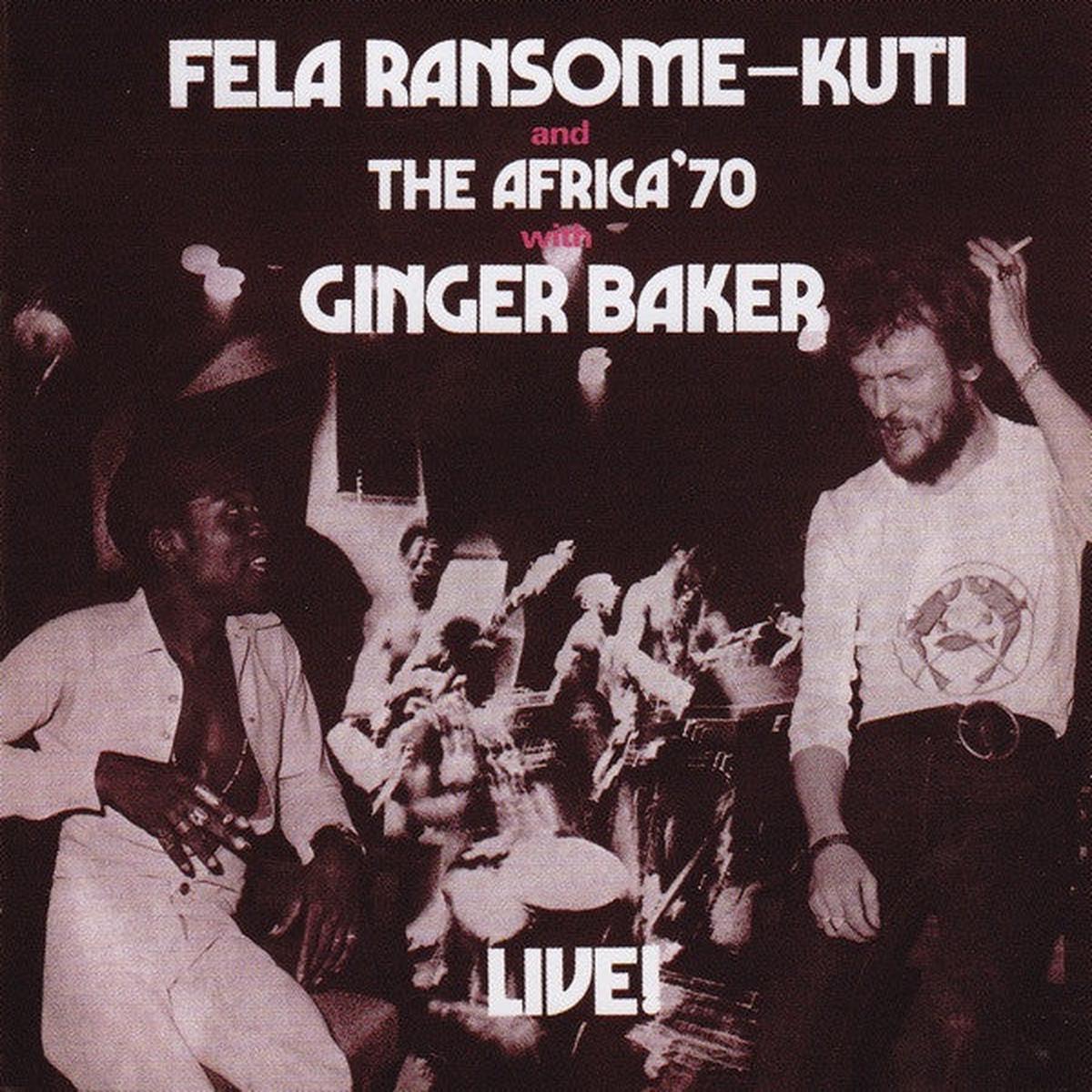 KUTI, FELA – LIVE! : WITH GINGER BAKER – CD
