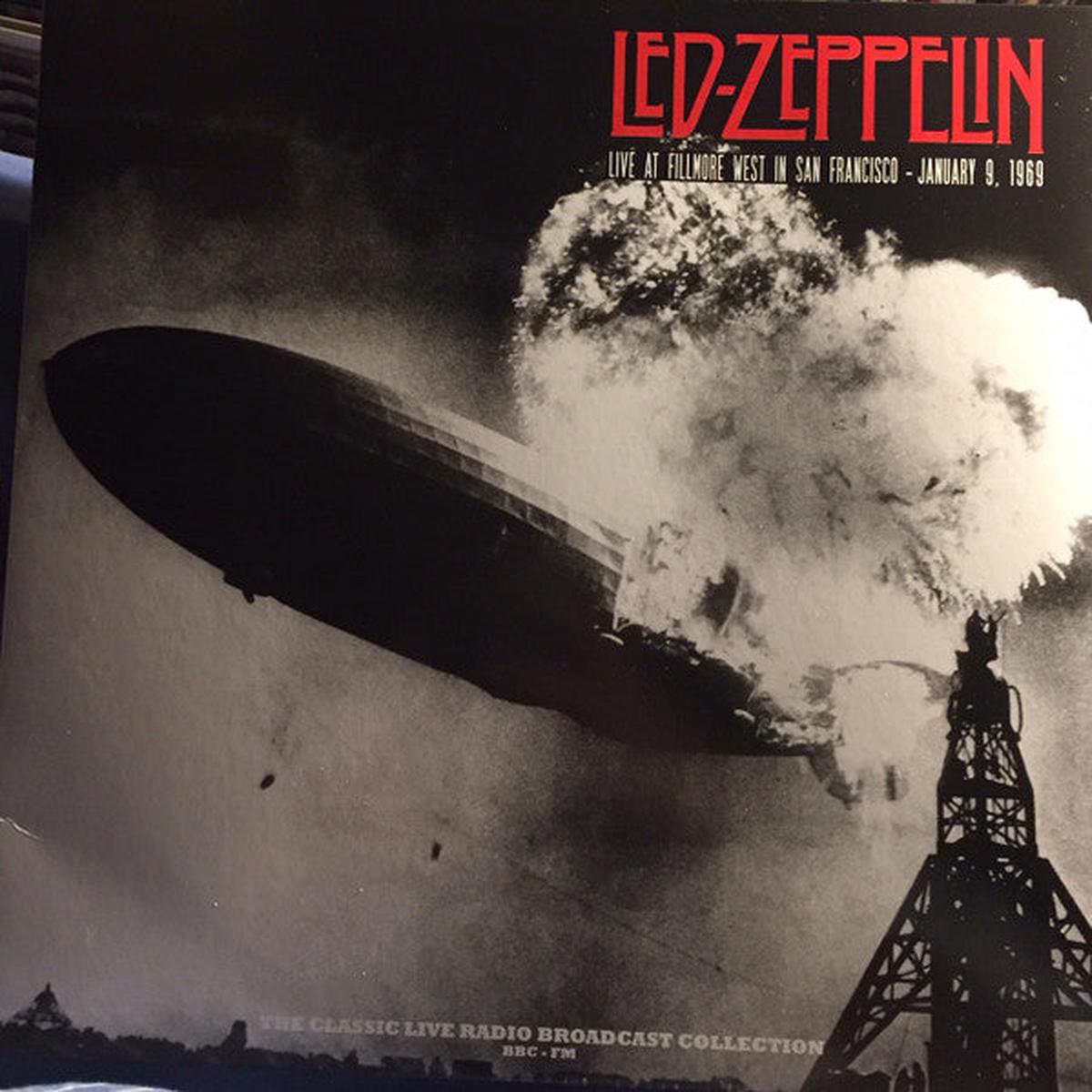 LED ZEPPELIN – LIVE AT FILLMORE WEST 1969 : RED VINYL – LP