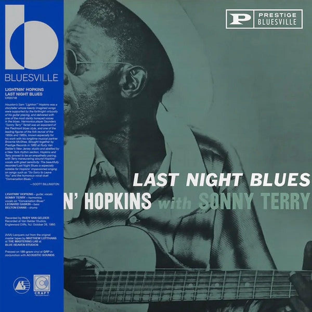HOPKINS, LIGHTNIN’ / SONNY TERRY – LAST NIGHT BLUES : ACOUSTIC SOUNDS – LP