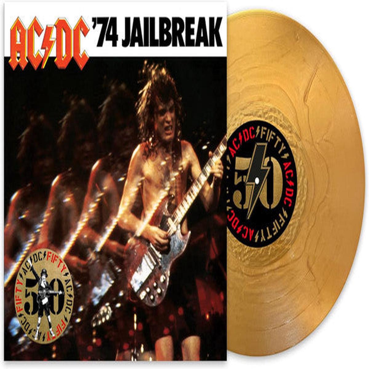 AC/DC – 74 JAILBREAK : GOLD VINYL – LP