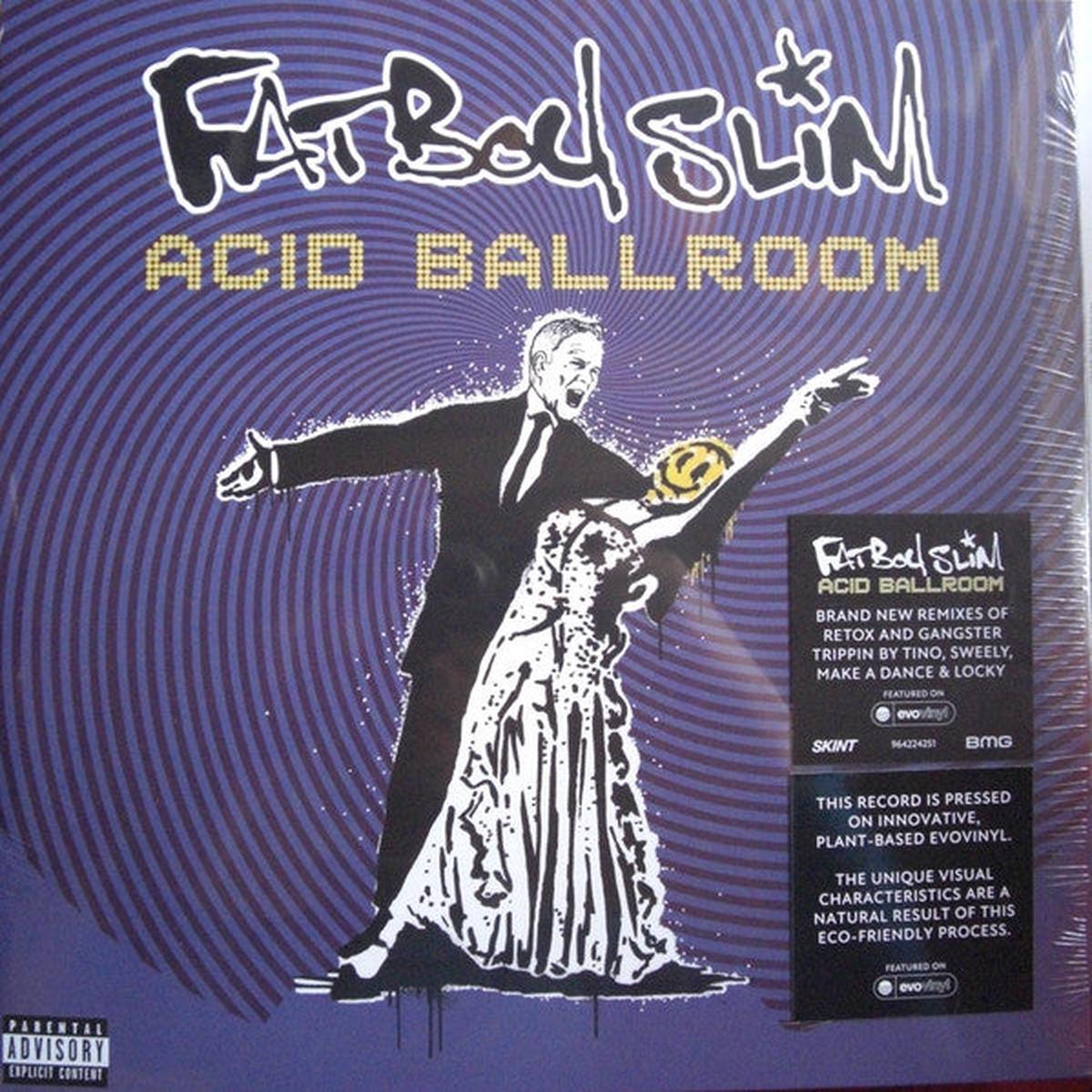 FATBOY SLIM – ACID BALLROOM : GREY & SILVER SWIRL – 12