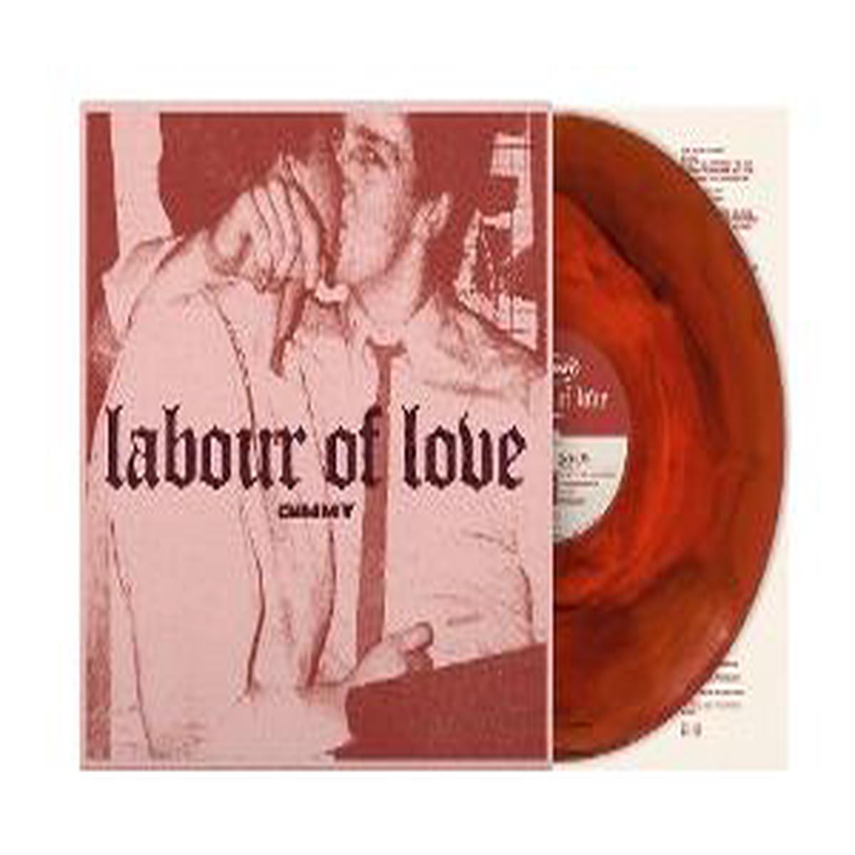 GIMMY – LABOUR OF LOVE: CHERRY/BLACK SWIRL VINYL – LP