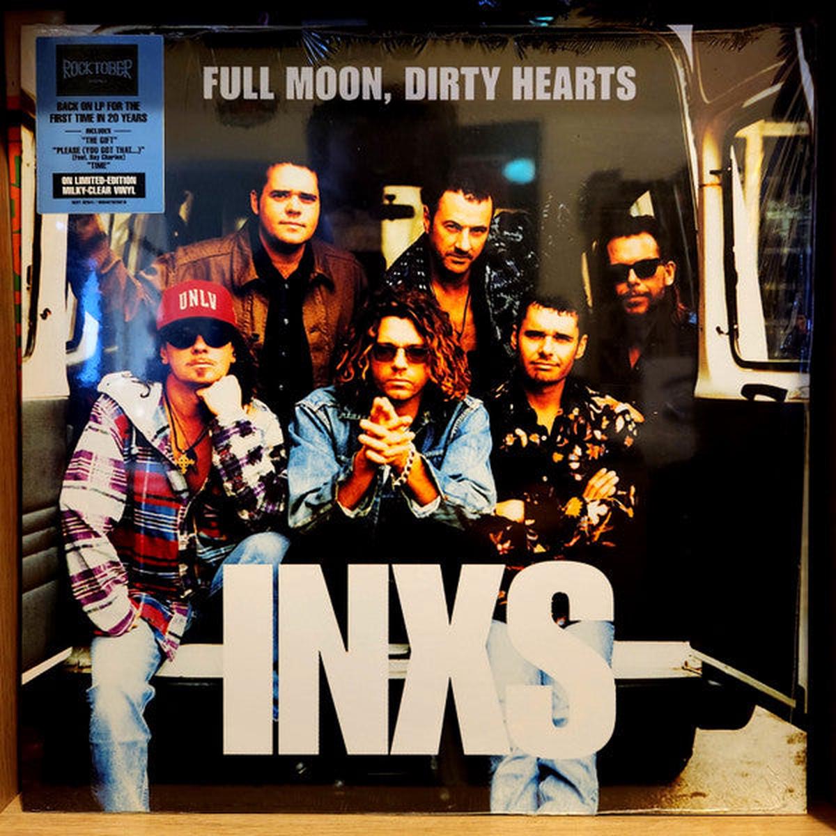 INXS – FULL MOON DIRTY HEARTS : MILKY CLEAR – LP