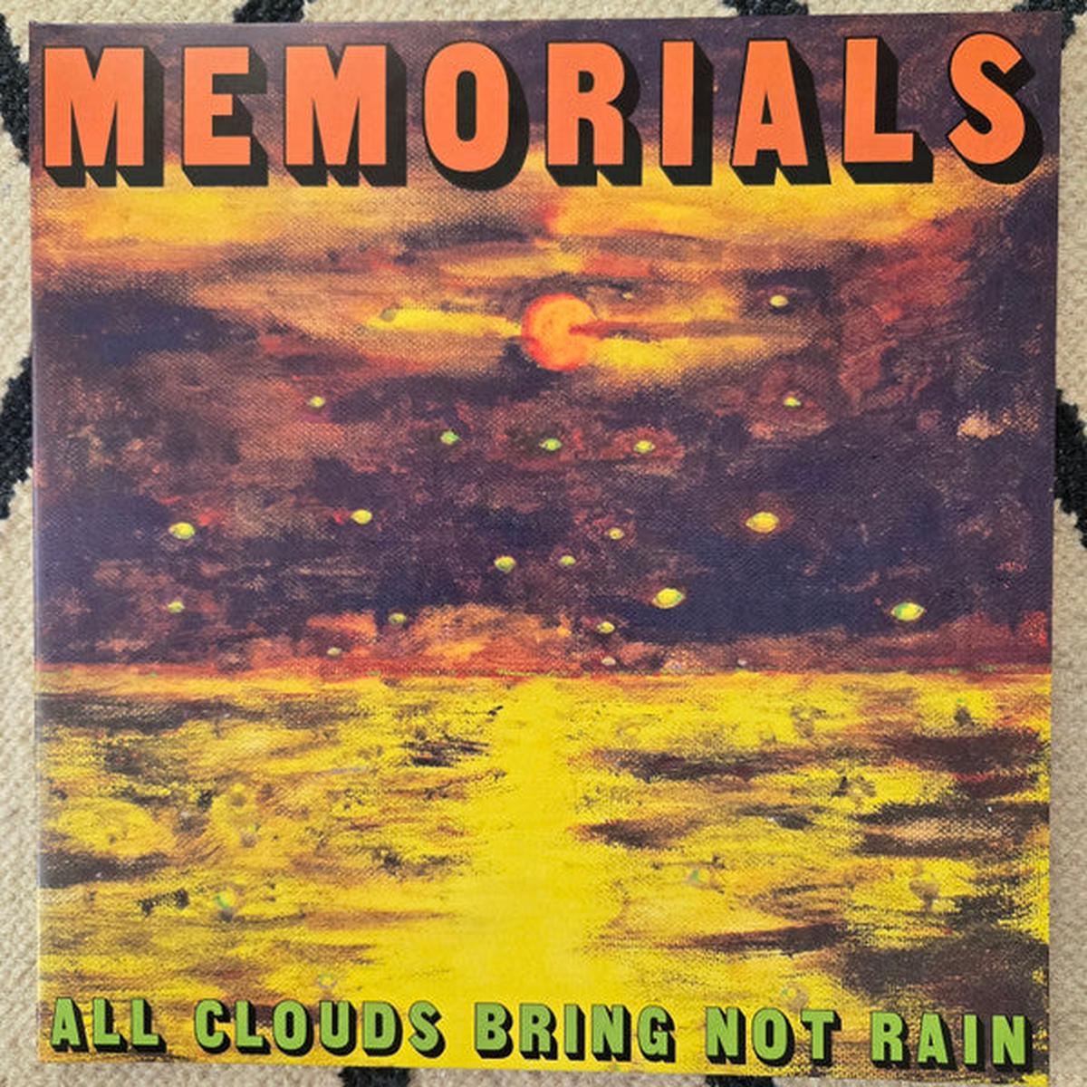 MEMORIALS – ALL CLOUDS BRING NOT RAIN : ORANGE VINYL – LP