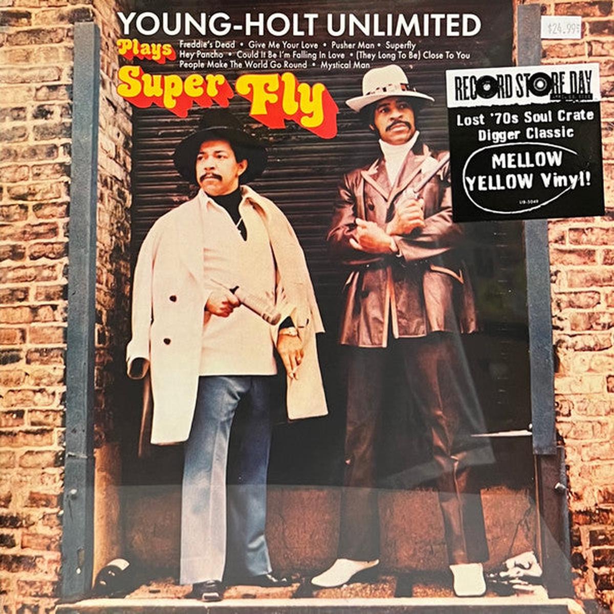 YOUNG-HOLT UNLIMITED – PLAYS SUPER FLY : YELLOW VINYL – LP