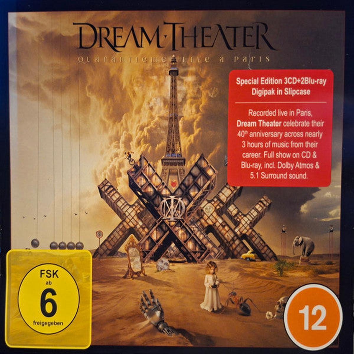 DREAM THEATER – QUARANTIEME : LIVE A PARIS (3CD + 2BR) – CD