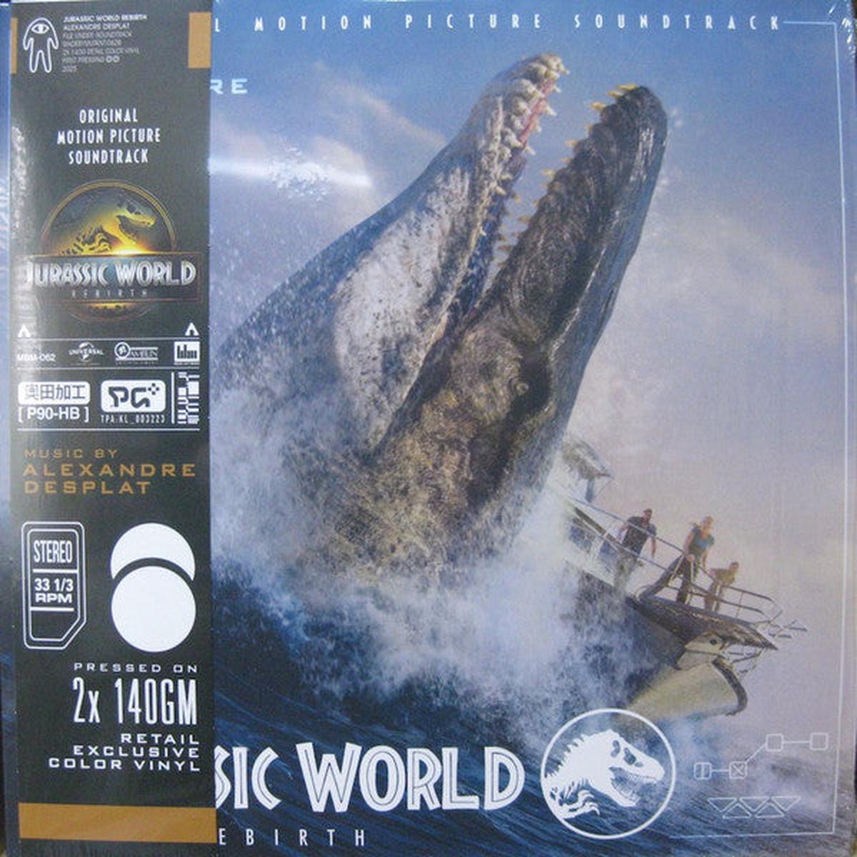 JURASSIC WORLD : REBIRTH – SOUNDTRACK : RED SMOKE & GREEN SMOKE 2LP – LP
