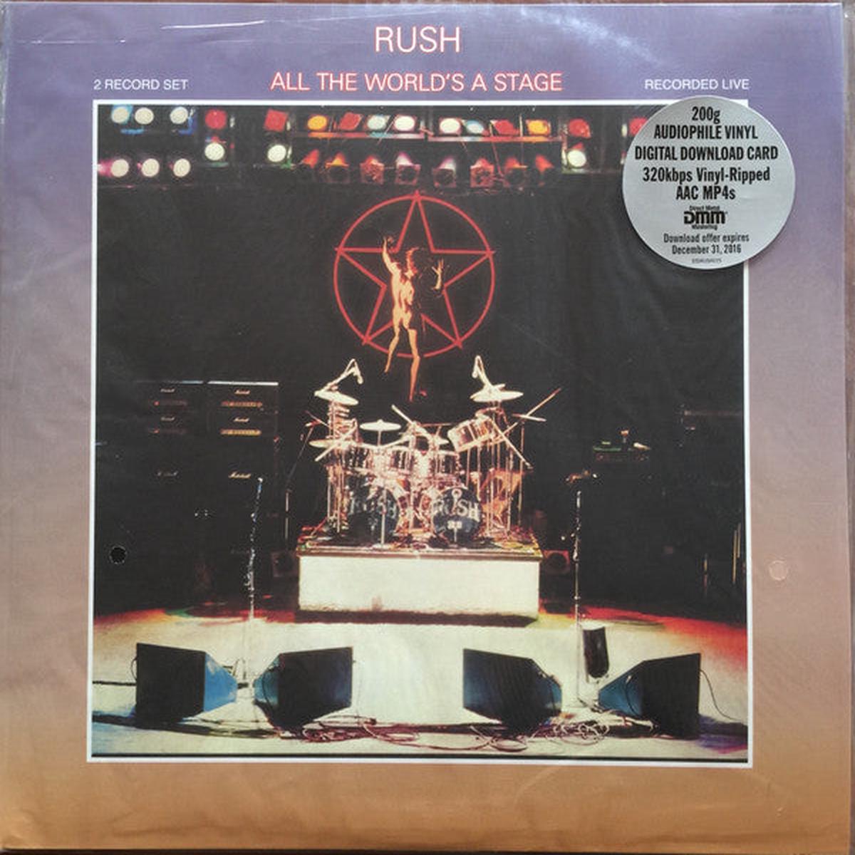 RUSH – ALL THE WORLD’S A STAGE : 2LP REMASTER – LP