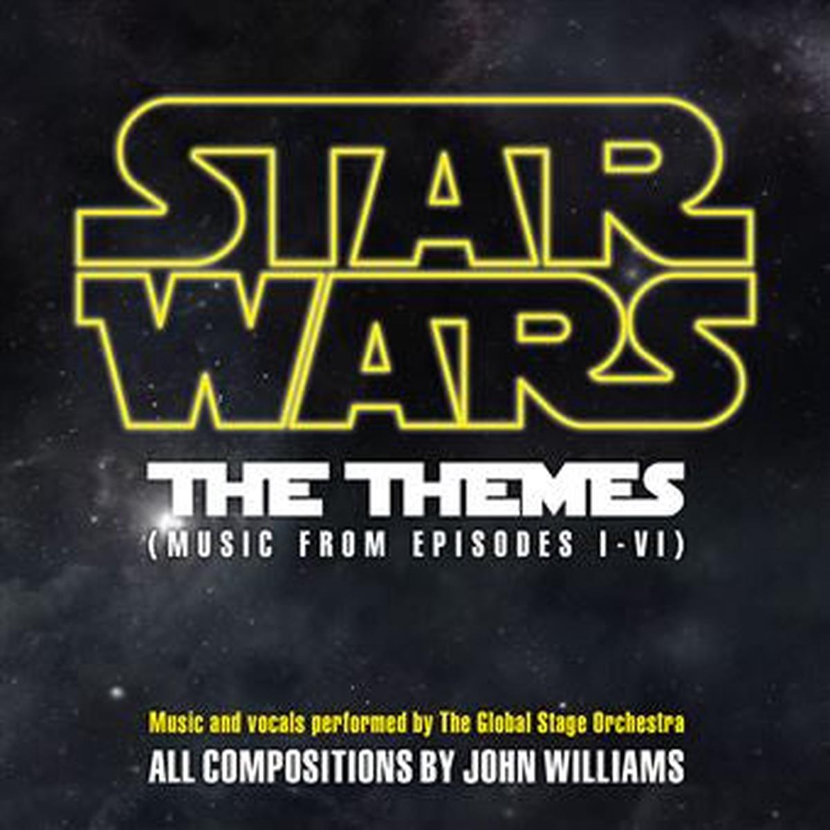 STAR WARS – THEMES : CRYSTAL CLEAR & BLACK VINYL – LP