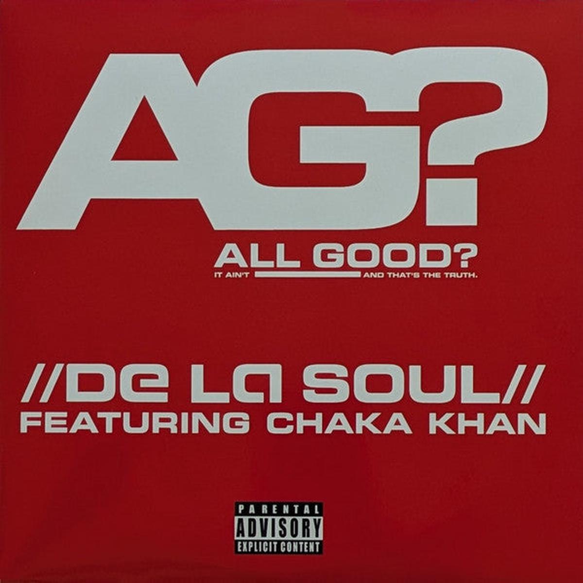 DE LA SOUL – ALL GOOD? / OOOH : OPAQUE RED VINYL – 7